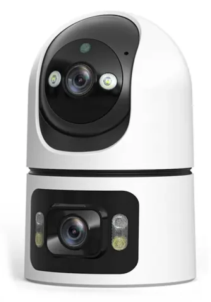 Immax NEO LITE SMART Security DOUBLE / Vnútorná kamera / Duálna / P/T 355°/90° / 4MP / Wi-Fi / TUYA (07805L)