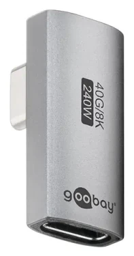Goobay 74443 / USB-C adaptér / Otočený 90 ° / USB4 (74443)
