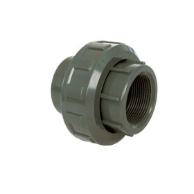 Aquaram PVC tvarovka - Šróbenie 1 1/2“ int., DN=1 1/2“, vnútorný závit / vnútorný závit 0248600007