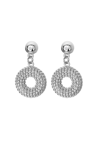 Hot Diamonds Elegantné strieborné náušnice s diamantmi Forever DE723