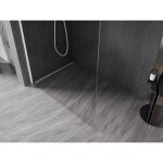 MEXEN/S - Kyoto-X L Sprchová zástena WALK-IN 60 x 200, transparent 10 mm, biela 800-060-107-20-00-X