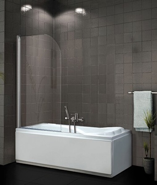 H K - Vaňová zástena PURE V1 75x140 - jednodielna, číre sklo PUREV175