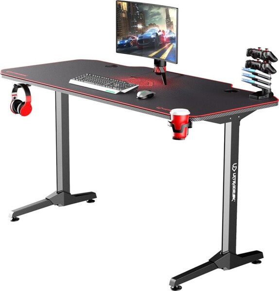 Ultradesk Frag Červené 140 cmx60 cm