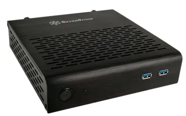 SilverStone SST-PT13B-USB3.0 Petit čierna / Thin Mini-ITX / 2x USB 3.0 / bez zdroja / VESA 100 (SST-PT13B-USB3.0)