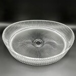 REA - Umývadlo na dosku Harper Transparent 50x37 REA-U8525