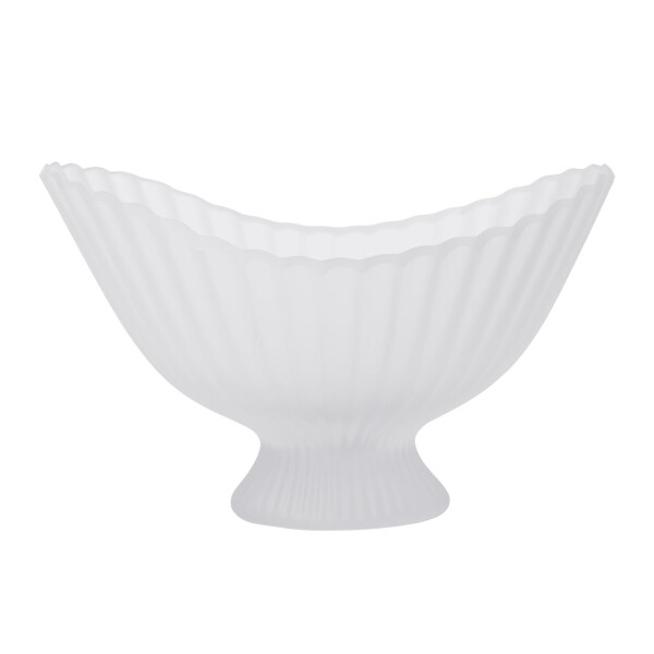 Ferm Living Dizajnová misa Fountain Glass Frosted Large