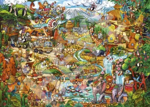 HEYE Puzzle Exotické safari