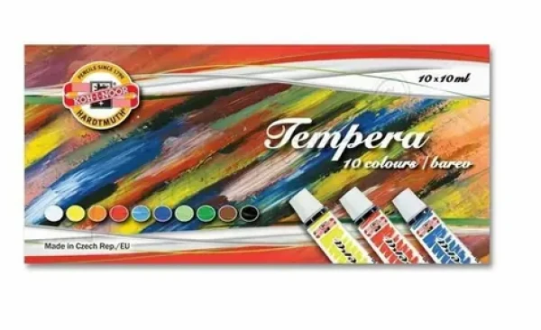 KOH-I-NOOR Temperové farby 10x10ml (24294)