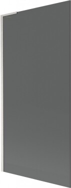 MEXEN/S - Next L vaňová zástena FIX 90 x 150, grafit, nikel kefovaná 895-090-000-03-40-97