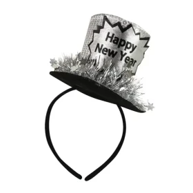 Rappa Čelenka s mini klobúkom Happy New Year