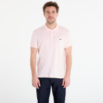 Tričko LACOSTE Short Sleeved Ribbed Collar Shirt Flamingo 6