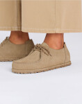 Birkenstock Utti Lace Suede Leather Gray Taupe 37