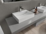 MEXEN - Ava umývadlo na dosku liaty mramor 50 x 38, biela 23015001