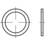TOOLCRAFT TO-5454435 tesniaci krúžok 17 mm DIN 7603 měď 100 ks; TO-5454435