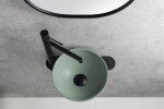 SAPHO - MINOR betónové umývadlo na dosku, priemer 26cm, zelená mat MR26023