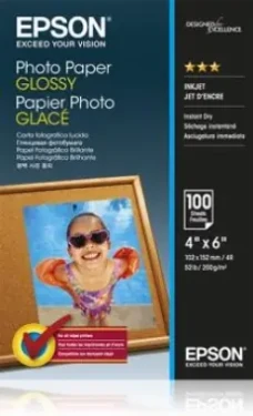Epson Photo Paper Glossy 10x15 100 listov / Lesklý (C13S042548)