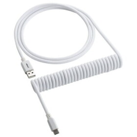 CableMod Classic Coiled Keyboard Cable USB-C - USB-A 1.5m Glacier White / Kábel pre klávesnicu (CM-CKCA-CW-WW150WW-R)