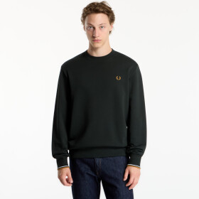 Mikina FRED PERRY Crew Neck Sweatshirt Green XL