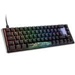 Ducky One 3 Classic Cherry MX-Silent-Red čierna / herná klávesnica / podsvietená / mechanická / drôtová USB-C / DE (DKON2167ST-SDEPDCLAWSC1)