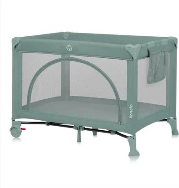 Lionelo Postieľka cestovná Laura Green Sage / do 15 kg (LO-LAURA GREEN SAGE)