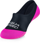 AQUA SPEED Ponožky na plávanie Neo Black/Pink Pattern 19