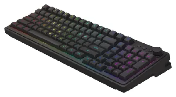 Savio Galaxis čierna / Herná klávesnica / RGB podsvietenie / US layout / drôtová (GALAXIS)