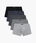 Boxerky Atlantic 5BMH-011 A'5 S-2XL černá L