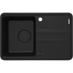DEANTE DEANTE - Momi nero Granitový drez, 1-bowl with drainer ZKM_N11A