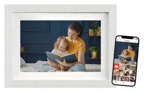 10,1" Braun DigiFrame 10W WiFi biela / Fotorámik / dotykový IPS displej / Wi-Fi / 1280x800 px / 16:10 (21267)