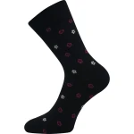 Ponožky LONKA Flowrana black 3 páry 39-42 120097