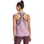 Dámske tielko 1360831 Knockout Mesh Back Tank FW21 - Under Armour XL melange-šedá