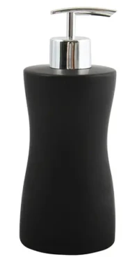 MSV PALMA dávkovač mydla čierny / keramika / 420 ml