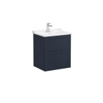 Kúpeľňová skrinka s umývadlom VitrA Root 60x67x46 cm modrá mat ROOTC60BINTC ROOTC60BINTC