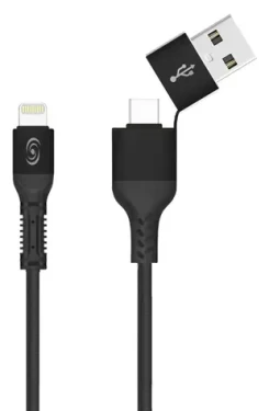 Fonex Lightning - USB-C 1 m čierna / Kábel / Speed Charge 10 W
