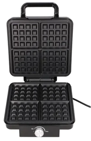 Extralink Home čierna / Vaflovač / 1500 W / 4 komory (EX.29829)
