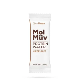 MoiMüv Protein Wafer - GymBeam (vanilka, 16 x 40 g) (69694-7-16x40g-vanilla)
