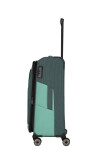 Stredný textilný kufor Travelite Viia 4w M Green