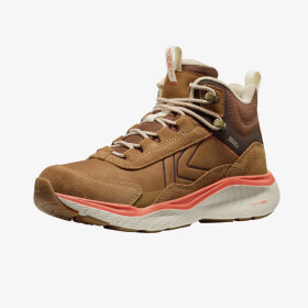 Tenisky KEEN Leiki Leather Mid Wp Women Chipmunk/ Birch EUR 38.5