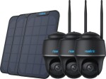 Reolink Reolink 3x Argus B430-B + 3x Solarpanel schwarz