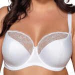 Dámska podprsenka 2110 Azalea white plus - AVA Bílá 90/G