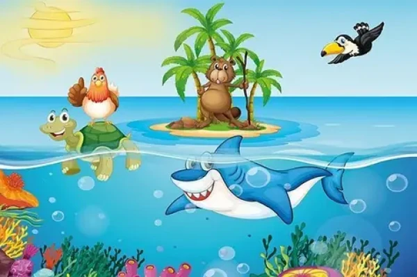 ART PUZZLE 5889 Drevené puzzle Kurča na dovolenke