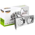 INNO3D GEFORCE RTX 4070 TWIN X2 OC WHITE / 2505 MHz / 12GB GDDR6X / 192bit / 1x HDMI + 3x DP / 200W (8) (N40702-126XX-185252W)