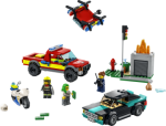 LEGO® City 60319 Hasiči a policajná naháňačka