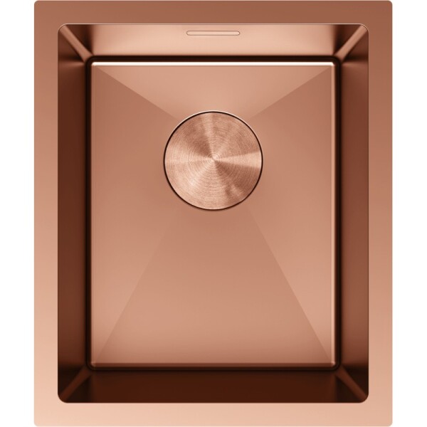 MEXEN - Trixo oceľový drez 1-bowl 370 x 440 mm, meď 6412371000-65
