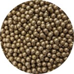 Cukrové perličky metalické zlaté 7mm 80g - I LOVE CAKES - I LOVE CAKES