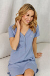 Dámske tehotenské tričko 9505 sky blue - Doctornap světle modrá S