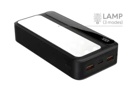 Rebeltec P20 LCDPD LAMP / Powerbanka / 20 000 mAh / LCD displej / PD nabíjanie / LED svietidlo (RBLAKT00031)