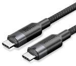 Vention čierna / Kábel USB-C na USB-C / USB 3.2 Gen 2 / 10 Gbps / 1 m / 5 A / 100 W PD (TRGBF)