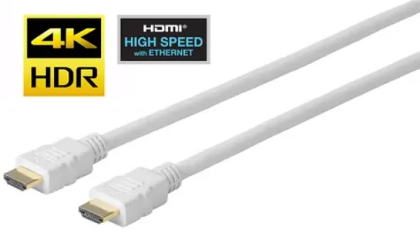 VivoLink Pro HDMI 2.0b kábel M - M 3M biela / 1920x1080 4K 2K / 18 Gbs / HDCP (PROHDMIHD3W)