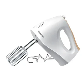 Sencor SHM 5205-EUE3 biela / Ručný šľahač / 500 W / 5 rýchlostí / hnetacie šľahacie metly (8590669288564)
